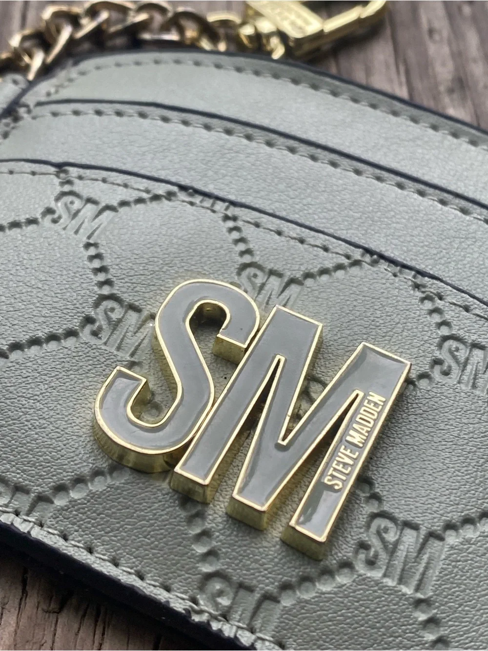 ✨ STEVE MADDEN- Pale Mint Card Wallet Keychain🤩